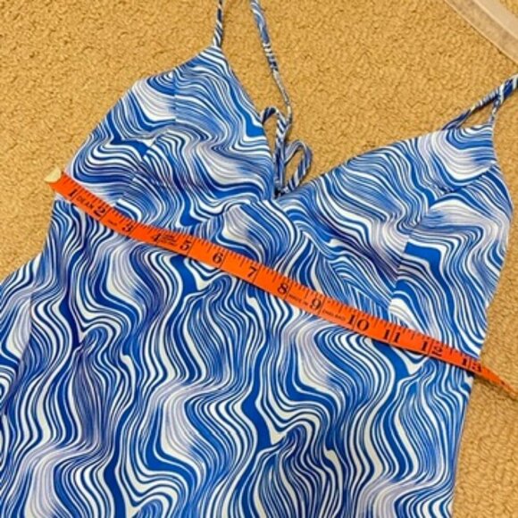 Forever 21 Psychedelic Print Mini Dress Blue – XS - Picture 14 of 16